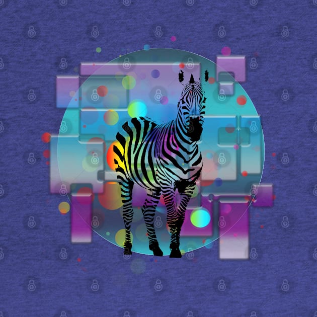 Colorful zebra by Sinmara